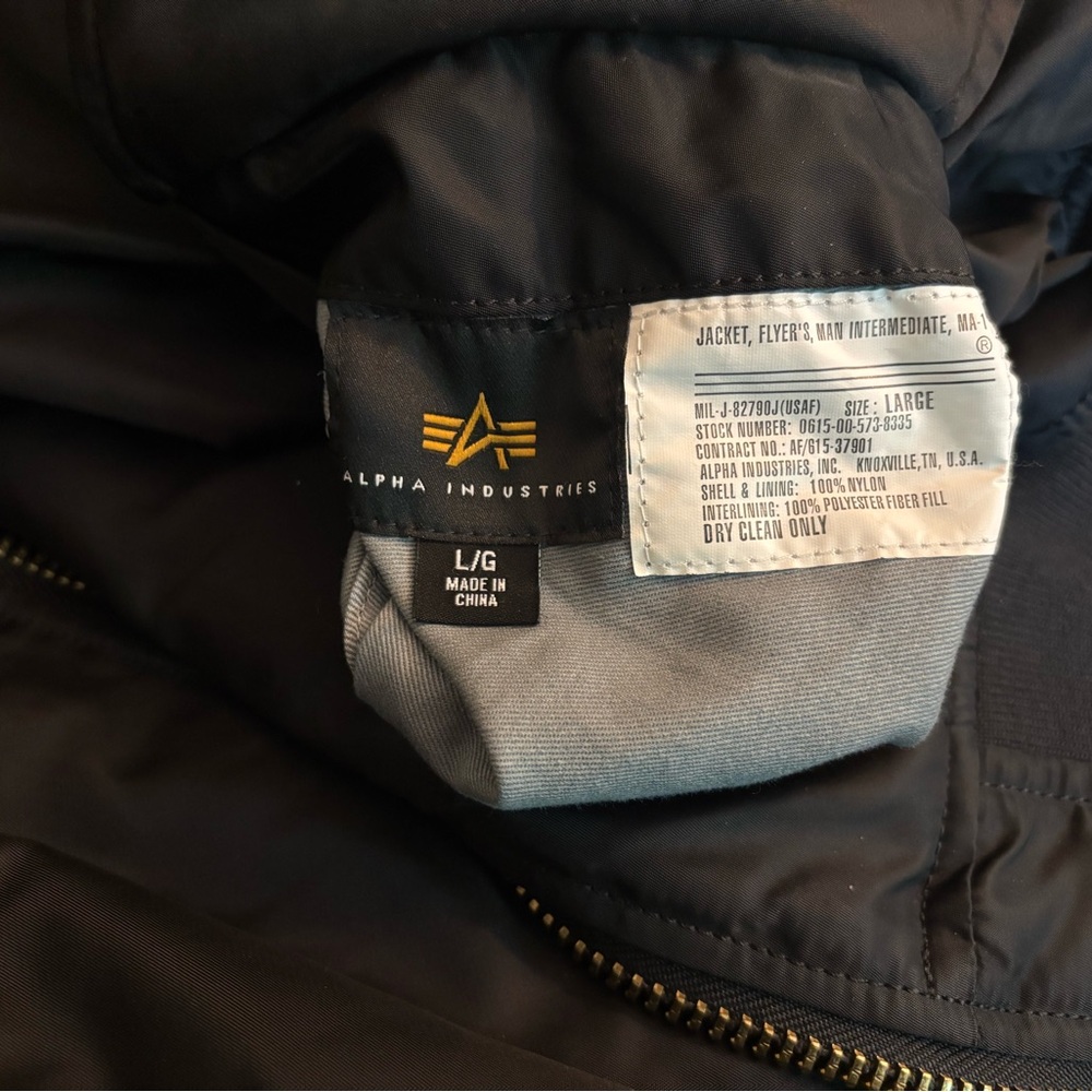Alpha Industries Bomber Jacket - Picture 4 of 9